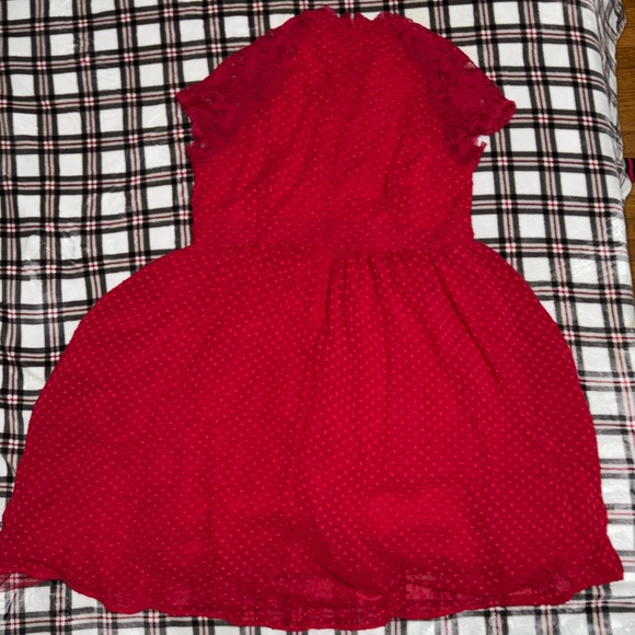 Midi Clip Dot Button-Front Swing Dress - Picture 7 of 7